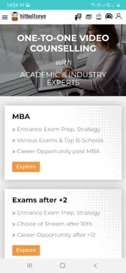 Hitbullseye Test Prep App android App screenshot 2